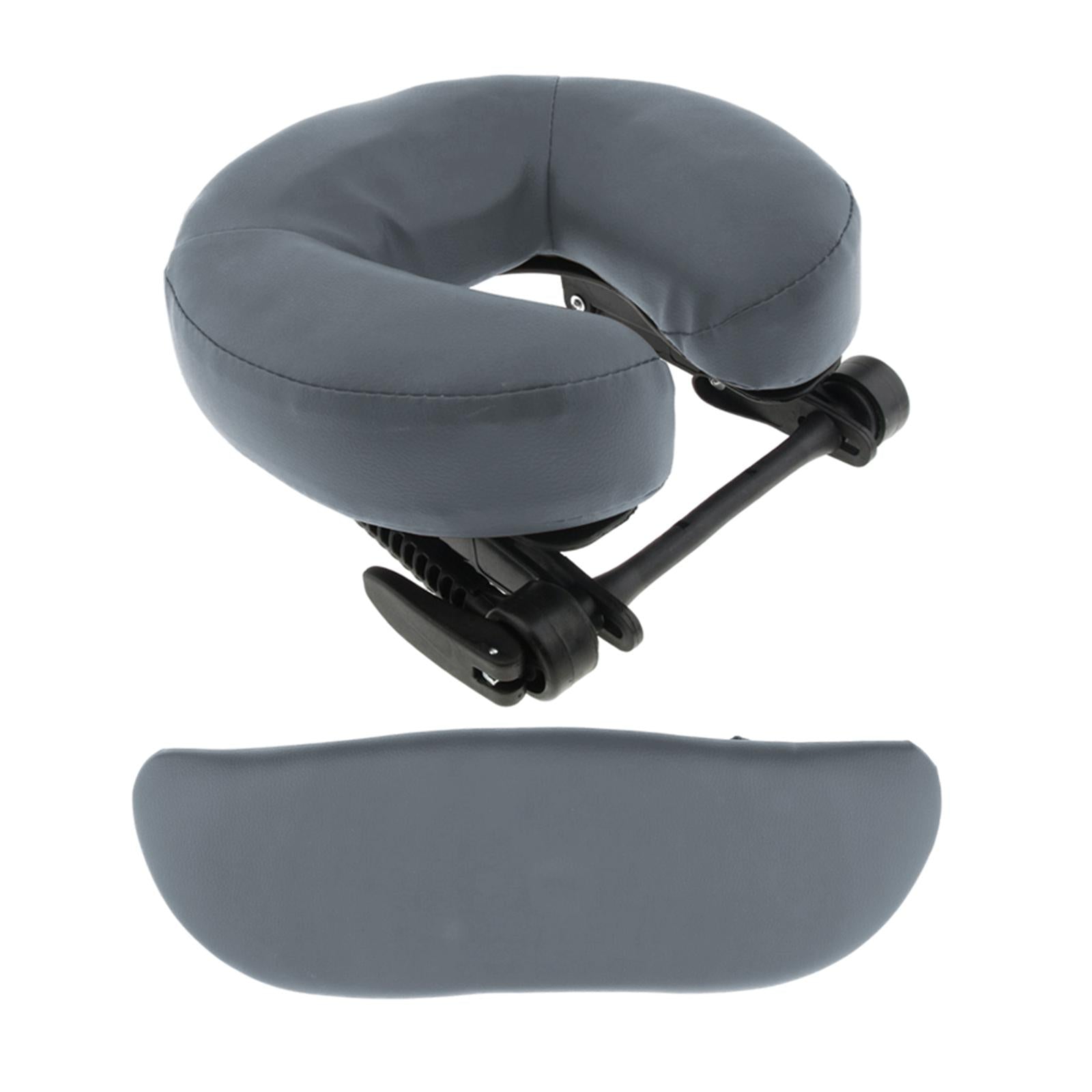 3 in 1 Comfortable Massage Table Face Cradle Cushion with Arm Navy Blue Color other