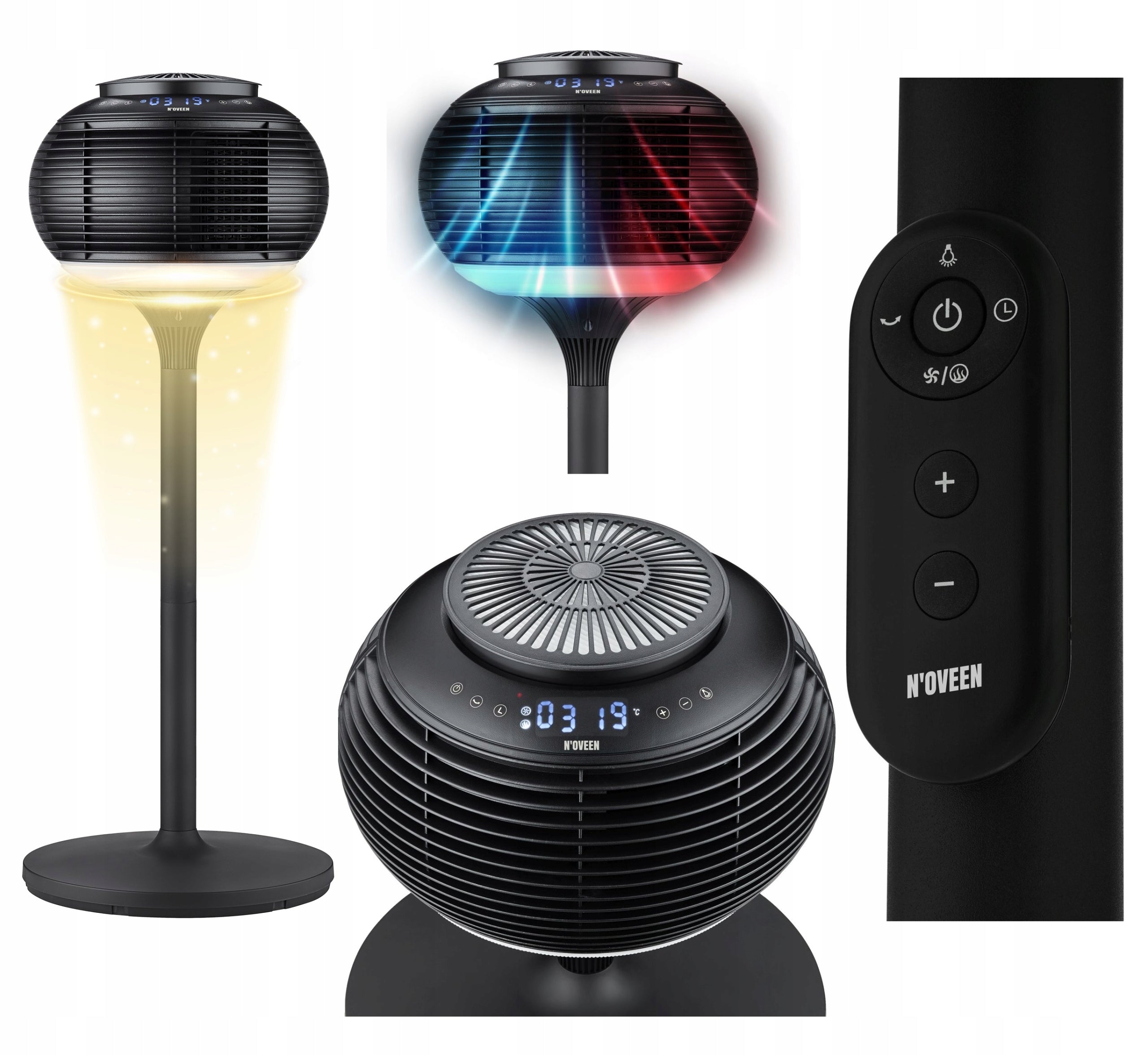 3 in 1 Dome Fan F780 X-LINE Fan Heat Fan Lamp