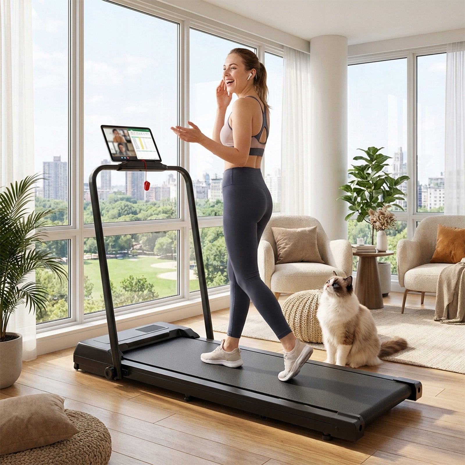 3-in-1 Electric Treadmill for Walking and Running with Remote Control Manufacturer code WDE04S0175