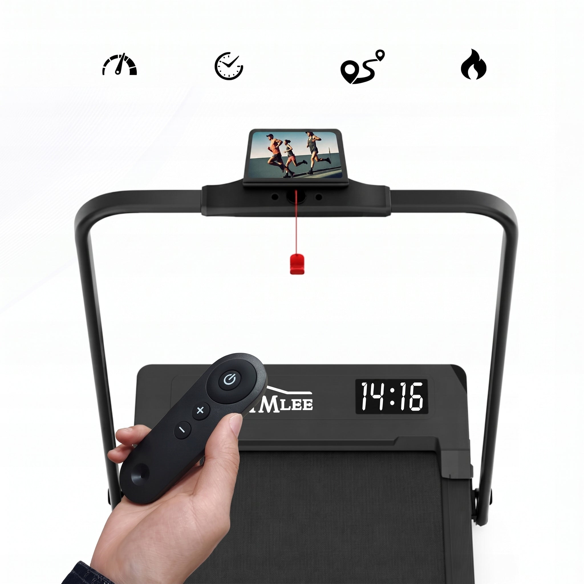 3-in-1 Electric Treadmill for Walking and Running with Remote Control Model other