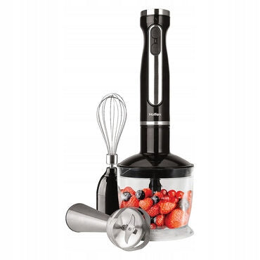 3-in-1 Hand Blender Hoffen, 1000 W, with accessories, black NEW MODEL EAN (GTIN) 5905118050235