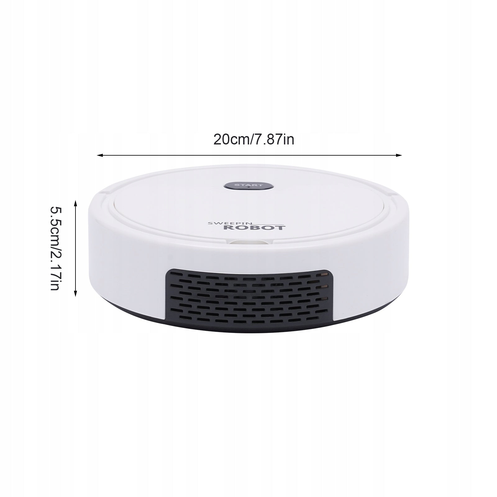 3-in-1 Robot Vacuum & Mop, 30-min Runtime,for Hard Floors, Carpets,Pet Hair Manufacturer code man7211
