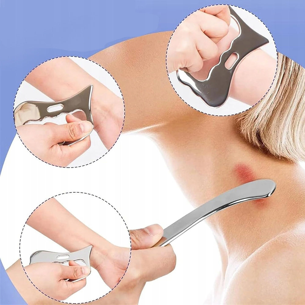 3 in 1 SOFT TISSUE THERAPY TOOL STEEL MASSAGER Medical device no