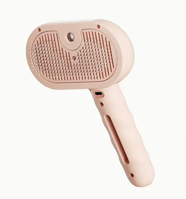 3-in-1 STEAM BRUSH FOR DOGS AND CATS, USB Rechargeable