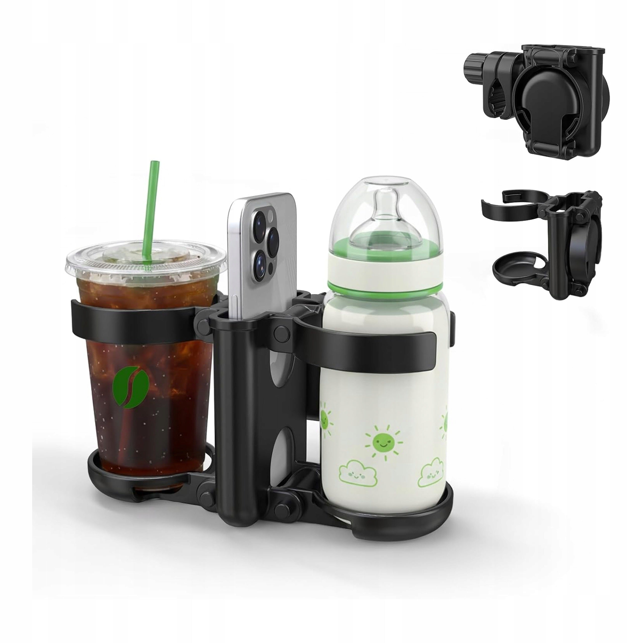3-in-1 Stroller Cup Holder Universal Zealsound Accessory