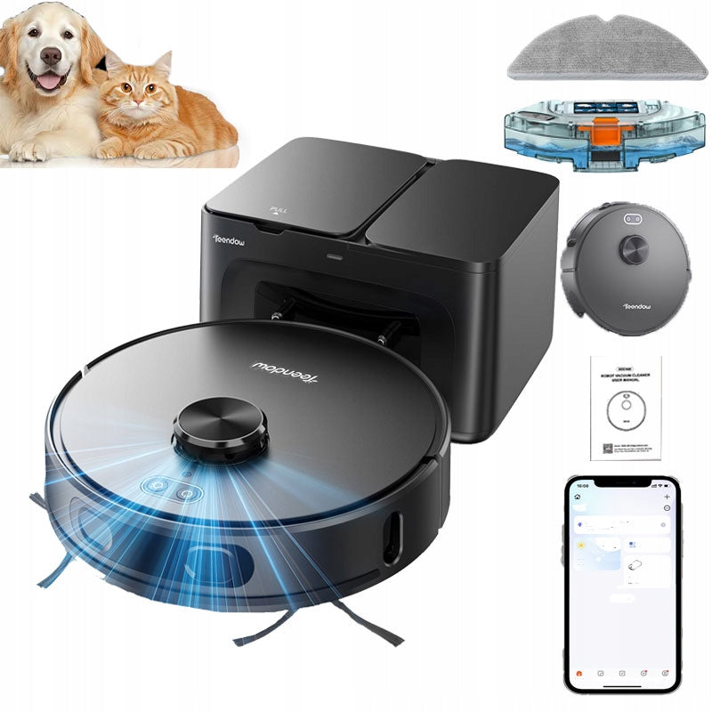 3 in 1 Vacuum Navigation Robot Teendow D65S MAX 6KPa 5200mAh Sweep