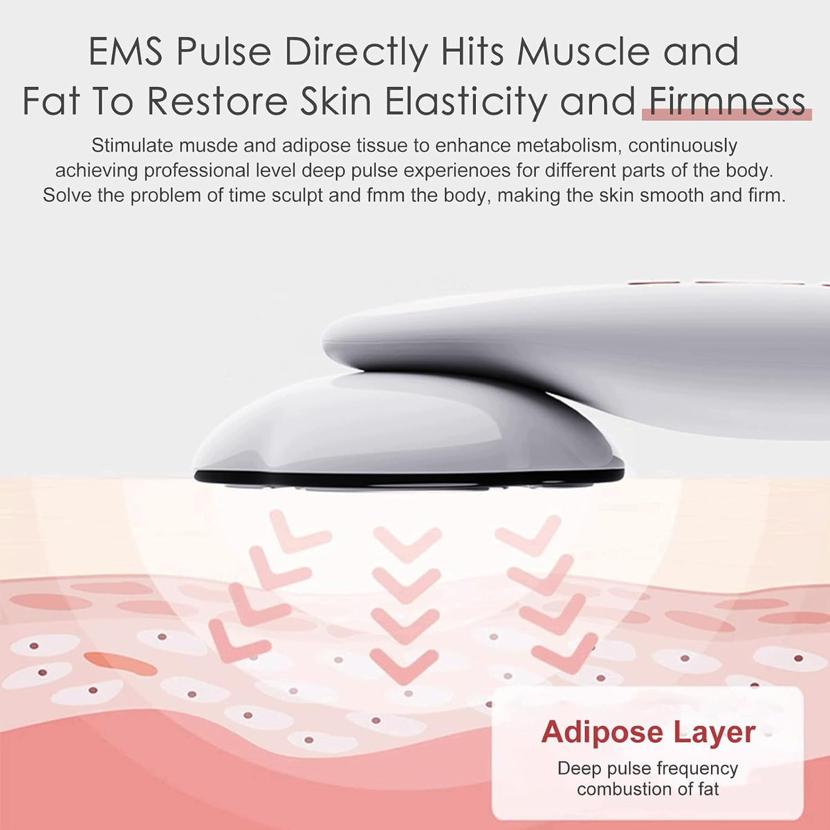 3-in-1 Wireless Handheld Anti-Cellulite Massager for Waist, Belly, and Buttocks Manufacturer code F1