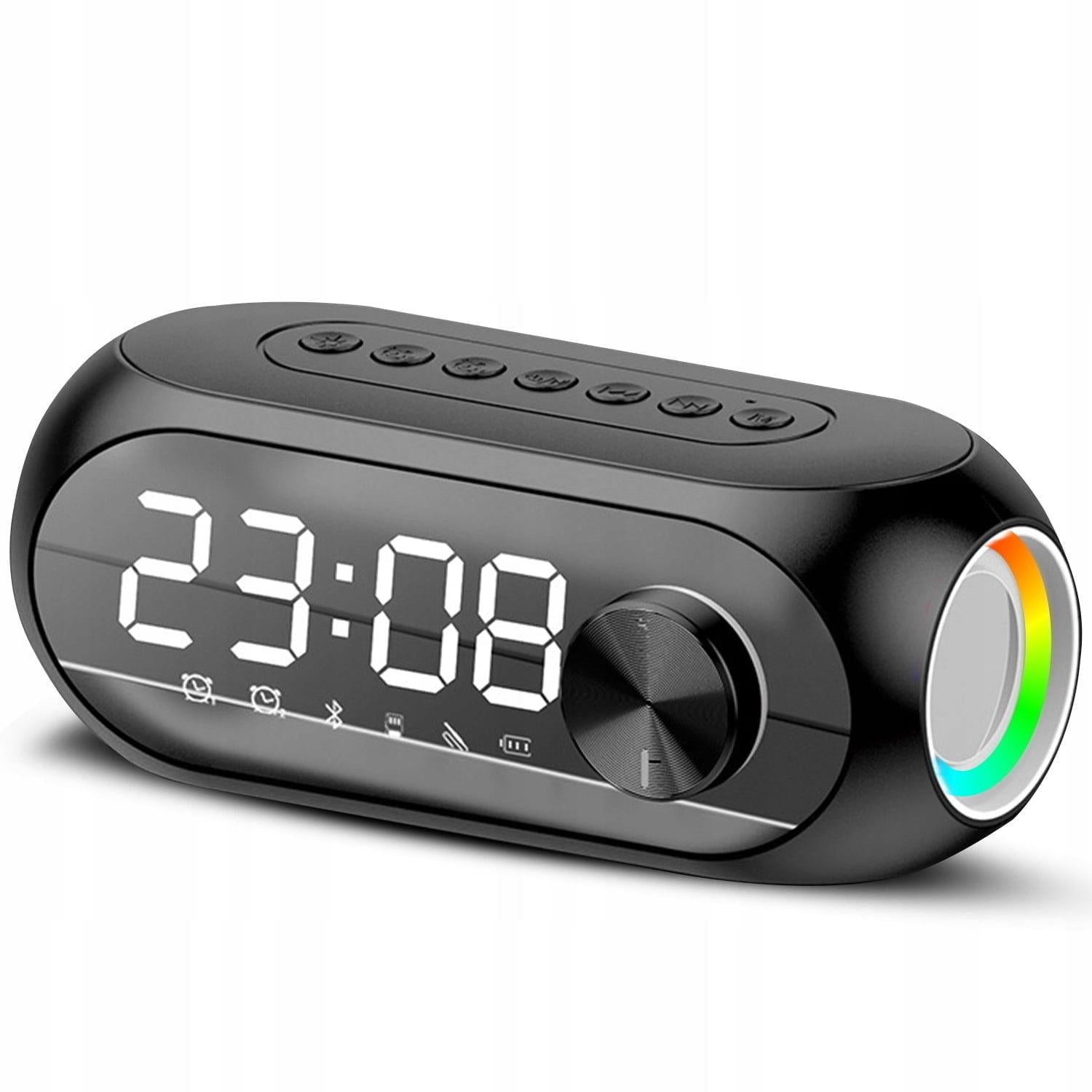 3 in 1 battery. 1200mAh bluetooth speaker and LED RGB alarm clock Brand LOGIT