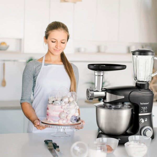 3-in-1 food processor Techwood TRO-5066, 1000 W, mixer 5 l, blender 1,5 l, Power rating 1000 W