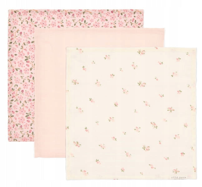 3 muslin napkins Little Dutch Fairy Garden