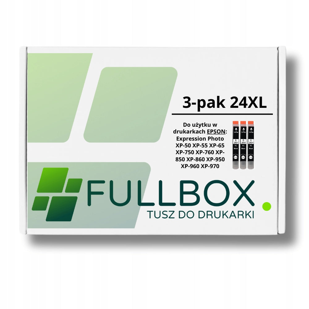 3-pack ink cartridge for EPSON 24XL T2431 Expression Photo XP-970 XP-960 XP-850 XP-860 Packaging status original