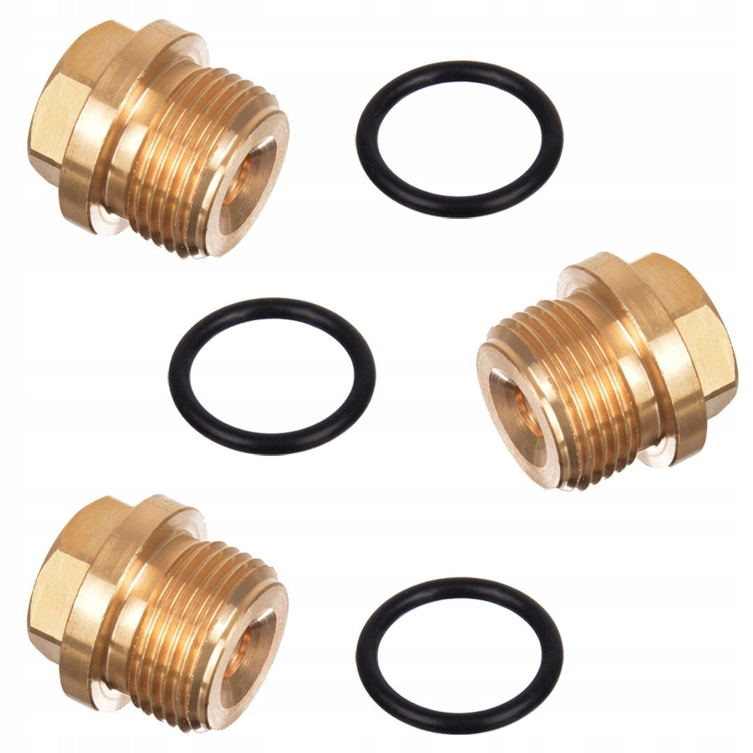 3 pcs O-RING + Valve head cap for Karcher HD HDS 895 555 600 790 890 Supply voltage 0 V