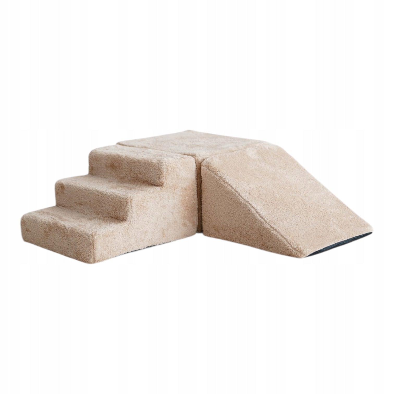 3-piece foam toys - beige plush