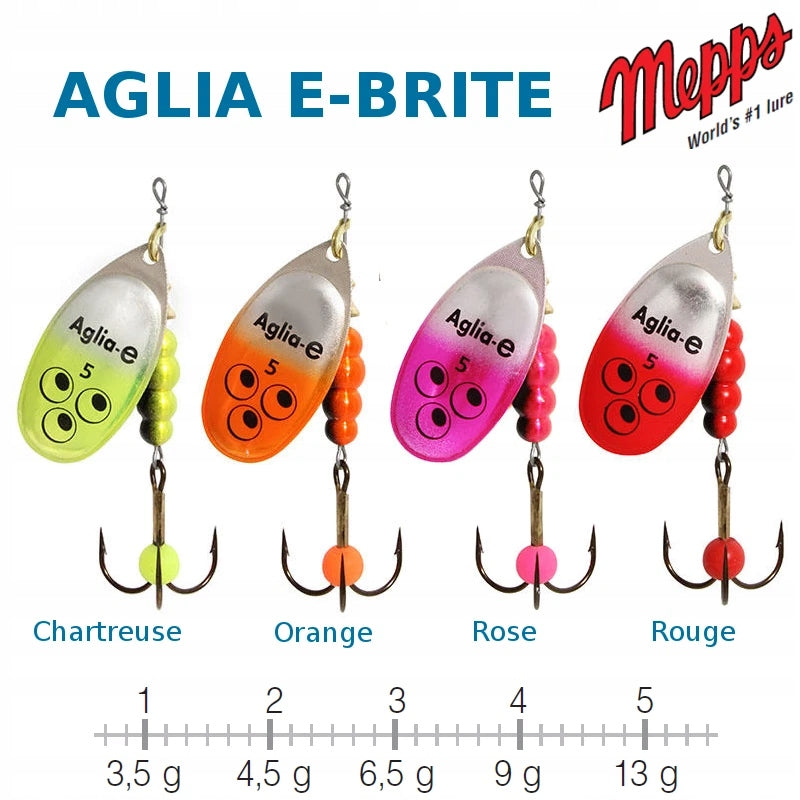 3 x MEPPS AGLIA E-BRITE No. 2 / 4.5 gr Model MEPPS AGLIA E BRITE 2