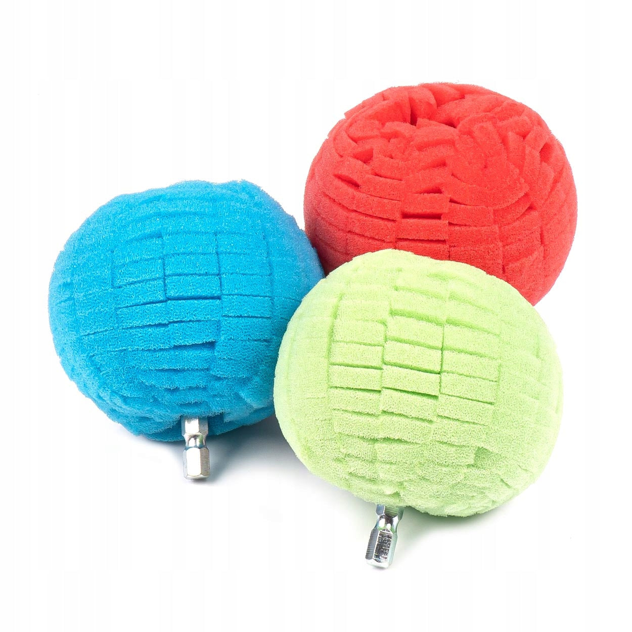 3 x SPONGE POLISHING BALL ROUND POLISHER FOR PAINT RIMS 3 HARDNESS EAN (GTIN) 5907255075355