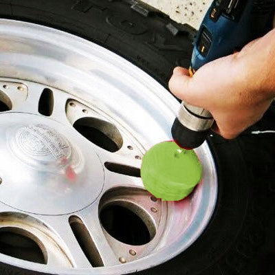 3 x SPONGE POLISHING BALL ROUND POLISHER FOR PAINT RIMS 3 HARDNESS Manufacturer no brand