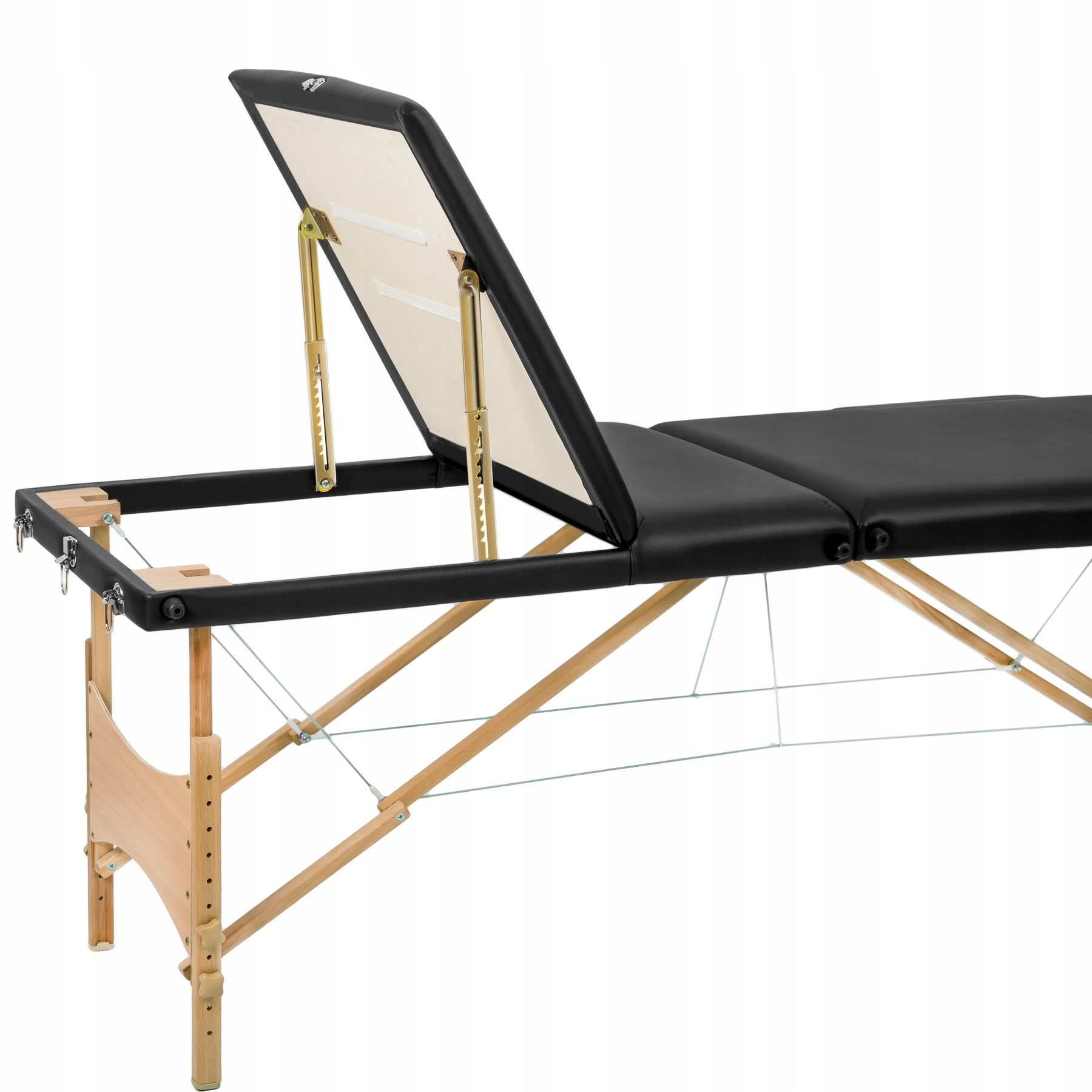 3-zone Daniel massage table with upholstery and wooden frame Frame material wood