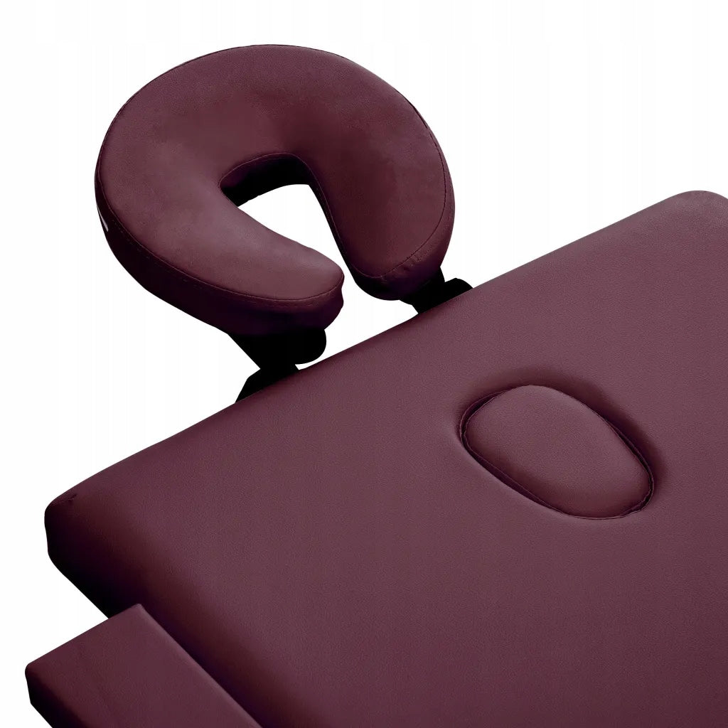 3-zone folding massage table, purple, 191x70 cm Kind folding table