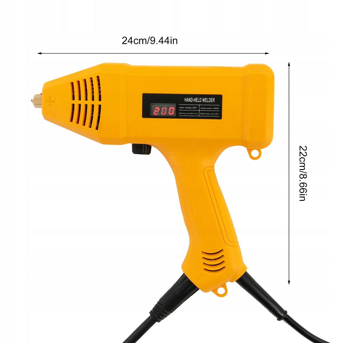3000W HANDHELD WELDER 24*22CM Manufacturer code 618793
