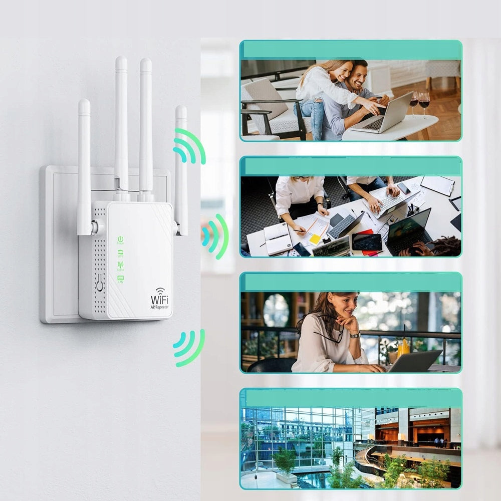 300Mbps WiFi Signal Amplifier With Ethernet Port For AP Repeater Packaging status original