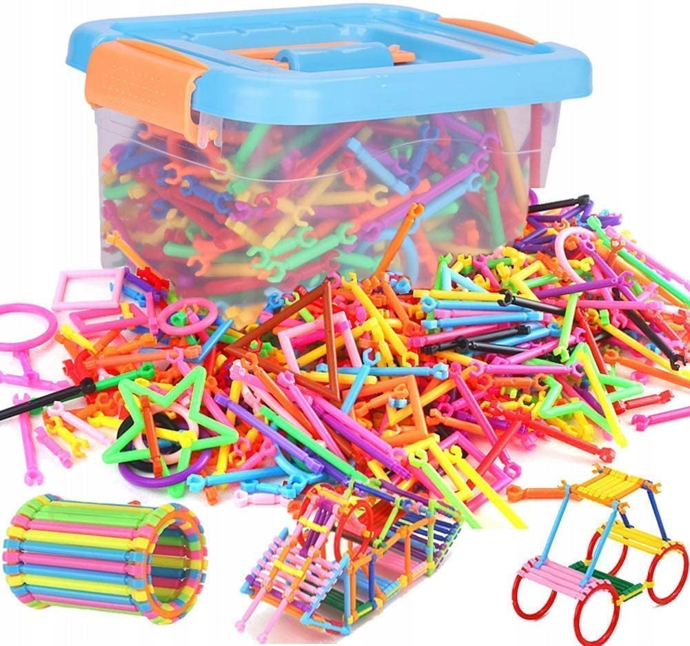 300PCS Building Blocks in PP Block Coloring Page