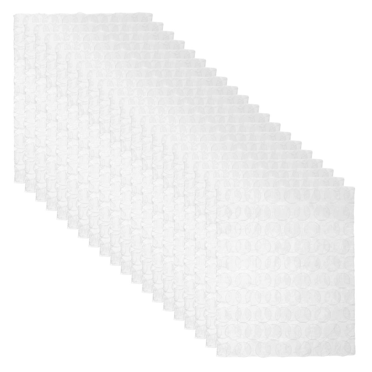 300PCS WHITE PE BUBBLE BAGS FOR PACKING WITH ENHANCED IMPACT PROTECTION Width 20 cm
