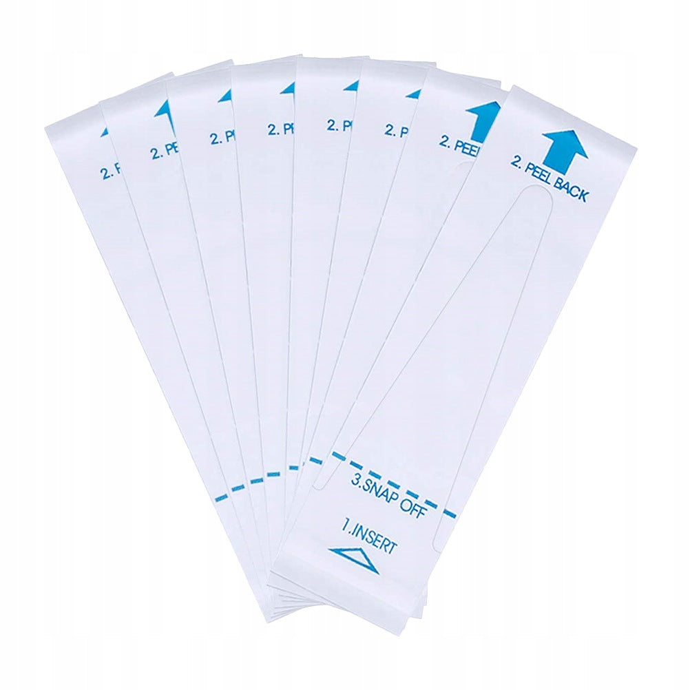 300Pcs White Pe Disposable Thermometer Probe Protective Sleeves