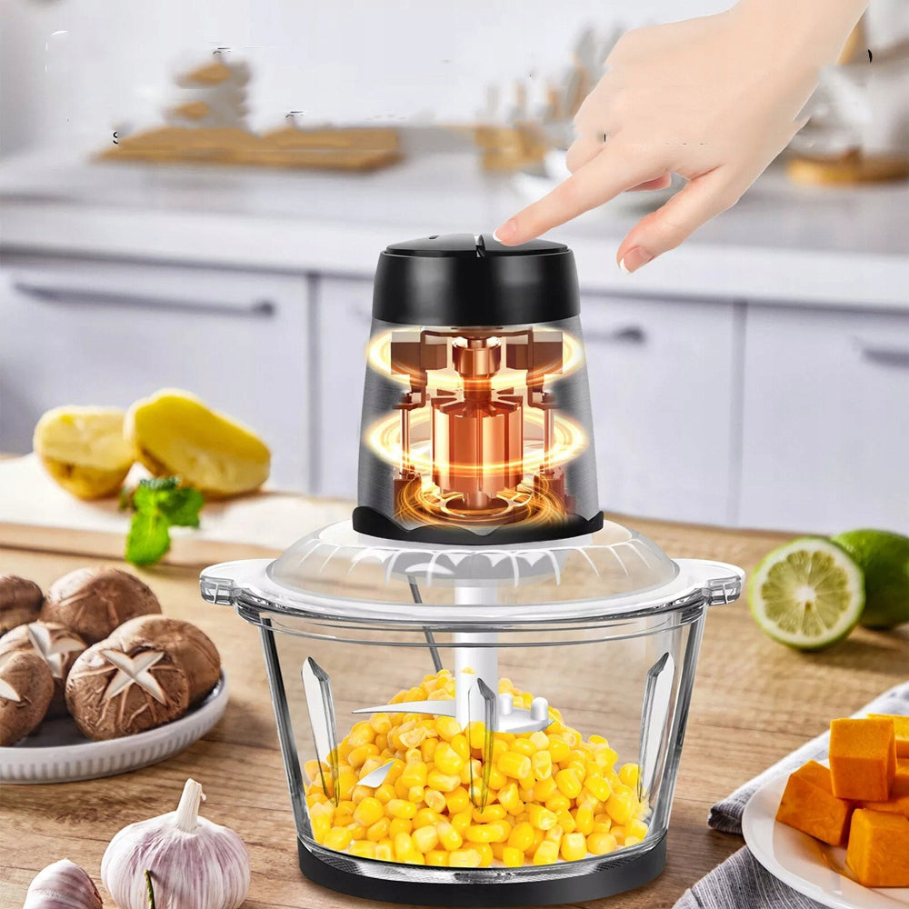300W ELECTRIC MEAT GRINDER WITH SHARP BLADE Dominant color silver/gray