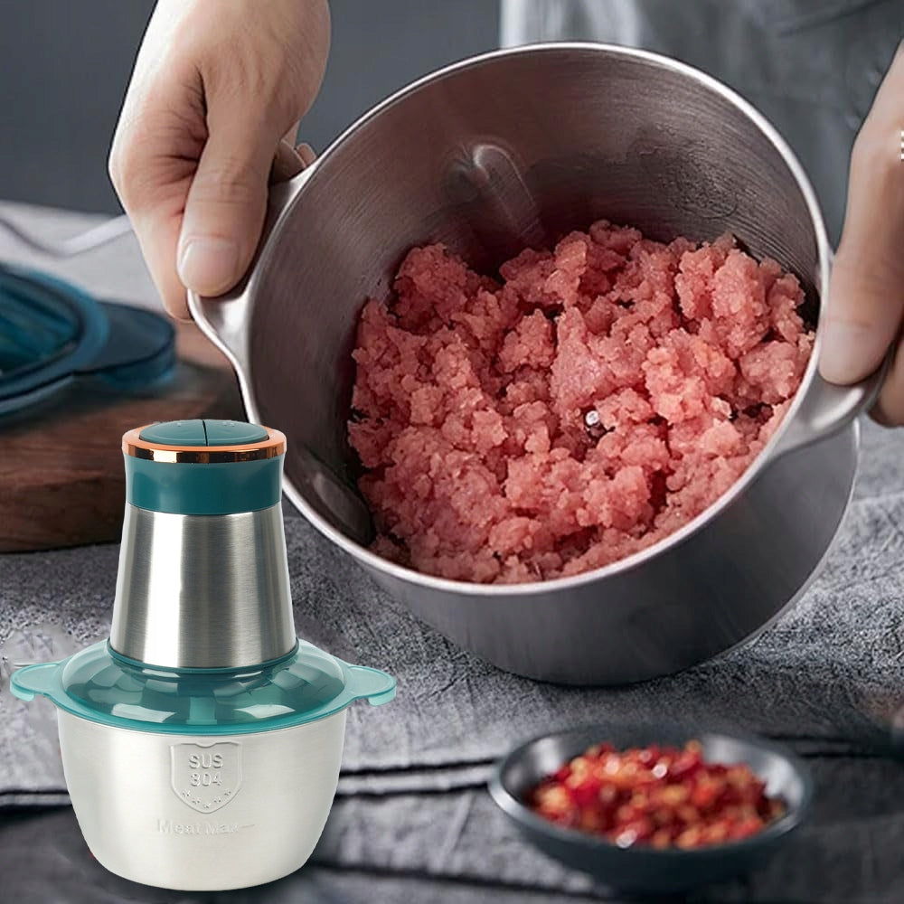 300W STAINLESS STEEL ELECTRIC MEAT AND VEGETABLE GRINDER2L Brand Bedee