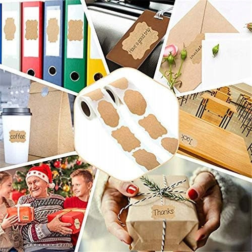 300x LABELS SPICE STICKERS JARS SELF-ADHESIVE PRODUCTS Brand Ruhhy