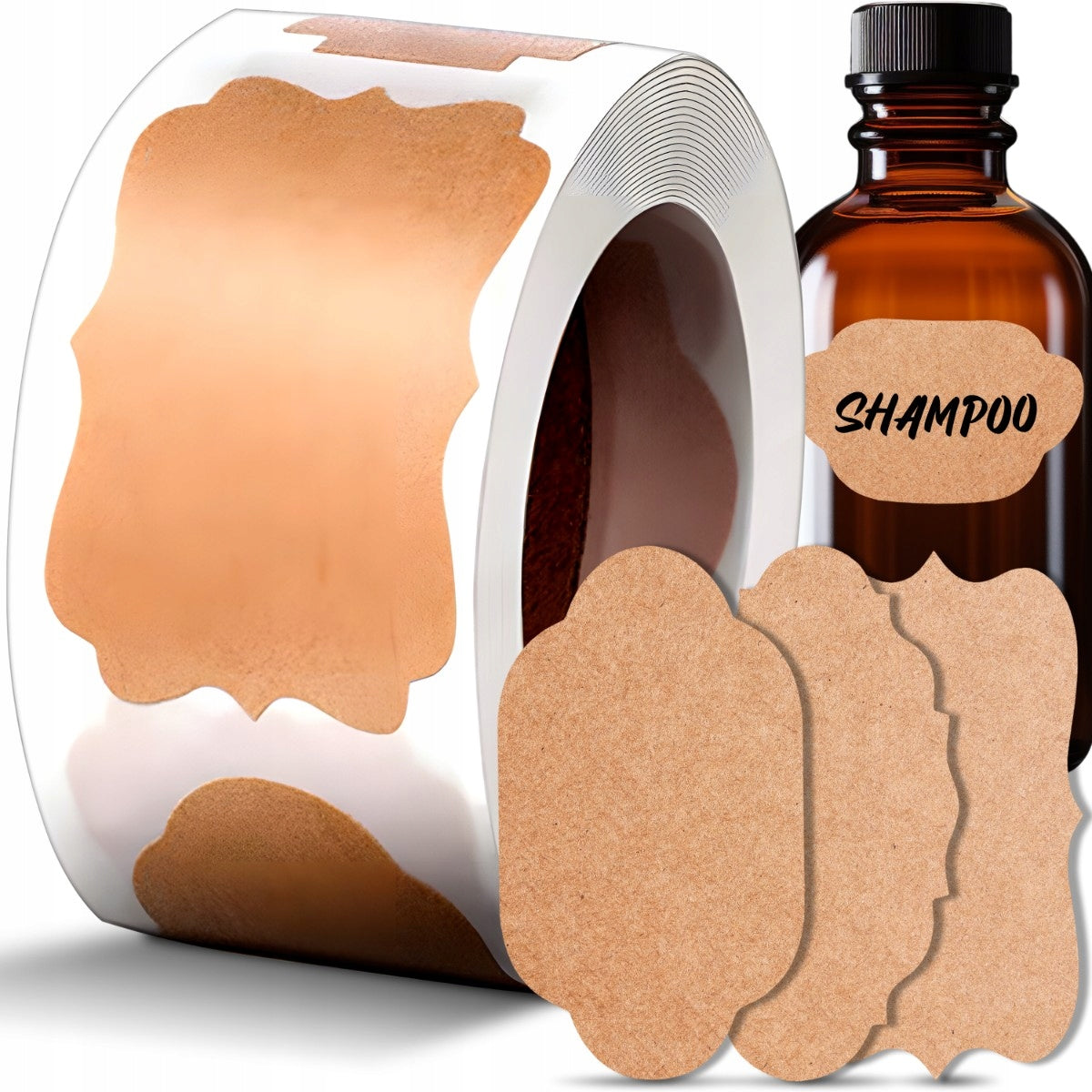 300x LABELS SPICE STICKERS JARS SELF-ADHESIVE PRODUCTS