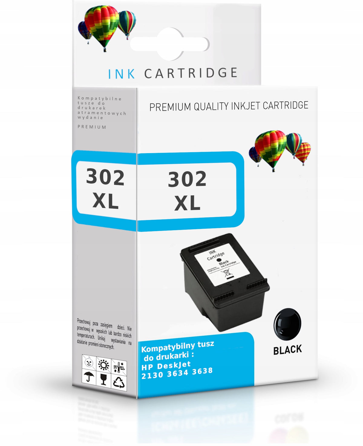 302XL black ink for HP 2130 3630 DeskJet printers replacement