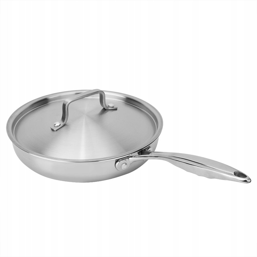 304/403 stainless steel three-layer flat pan with BM coating Brand no brand