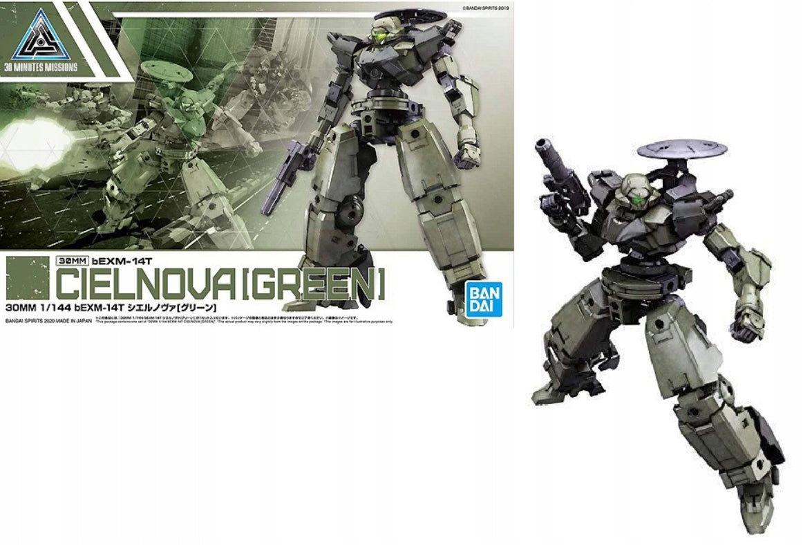 Konstruktorius Bandai - 30MM bEXM-14T Cielnova [Green], 1/144, 60252, 8 m.+