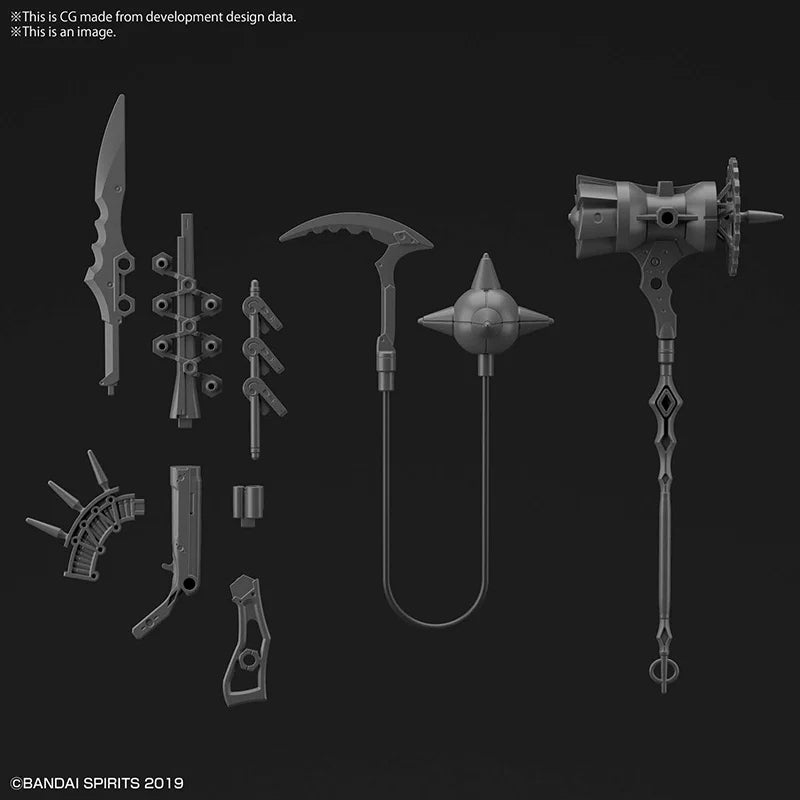 Plastikinis surenkamas Gunpla modelis Bandai - 30MM Customize Weapons Fantasy Weapon, 1/144, 62068