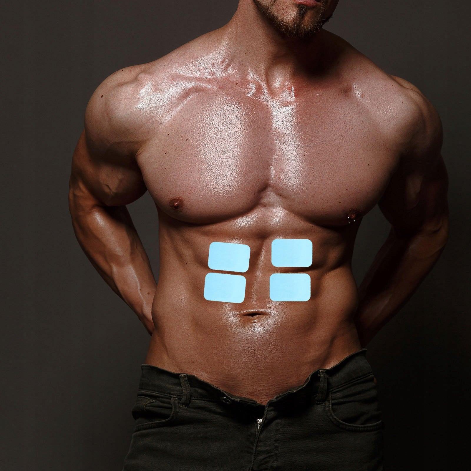 30Pcs Gel Sheet Pads for ABS Toner, Skin-Friendly Muscle Stimulator Brand no brand
