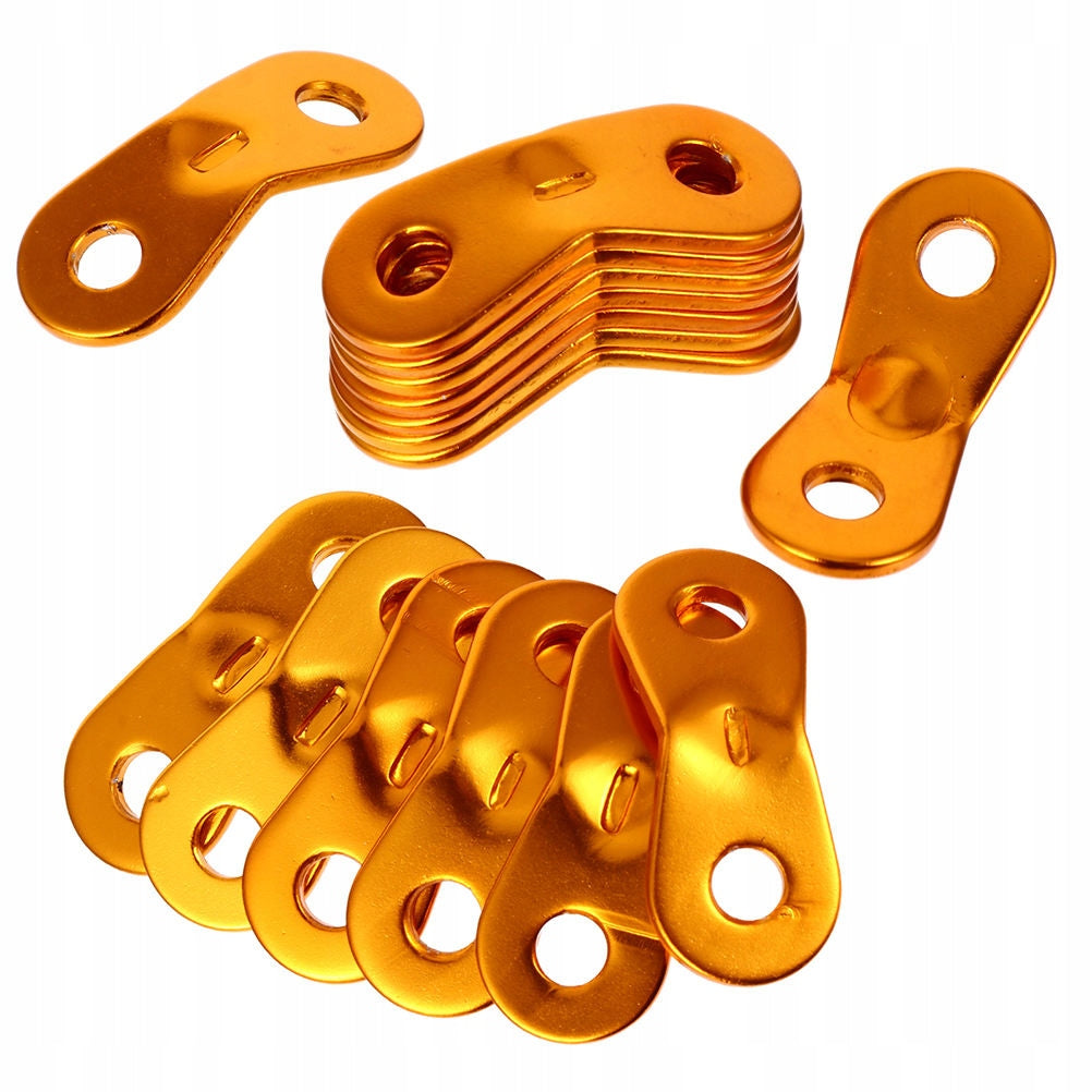 30SZT REGULOWANE KLAMRY ALUMINIOWE DO LINEK NAMIOTOWYCH ZŁOTE Manufacturer code 10883177