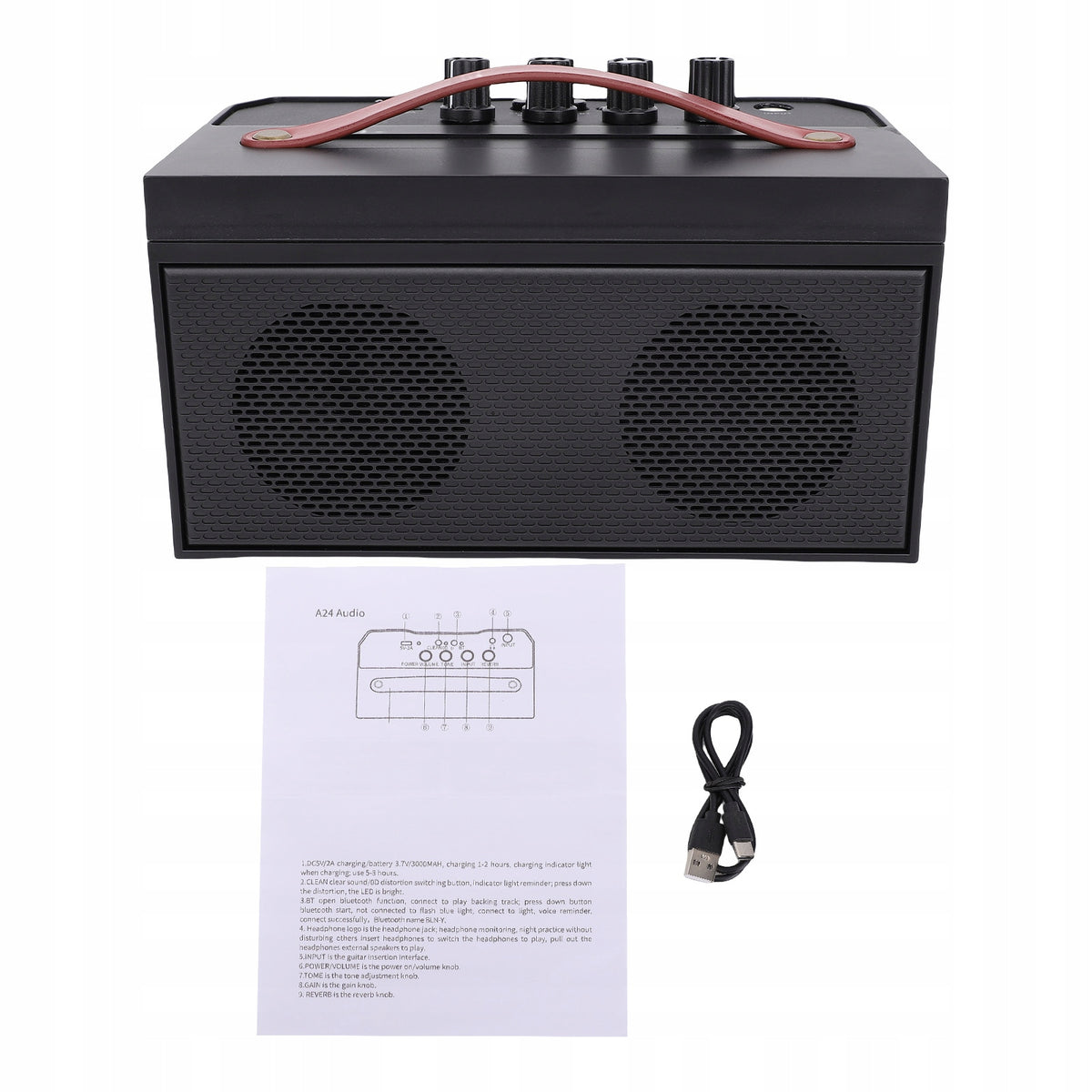 30W Acoustic Guitar Speaker with 9N Distortion Function Brand no brand