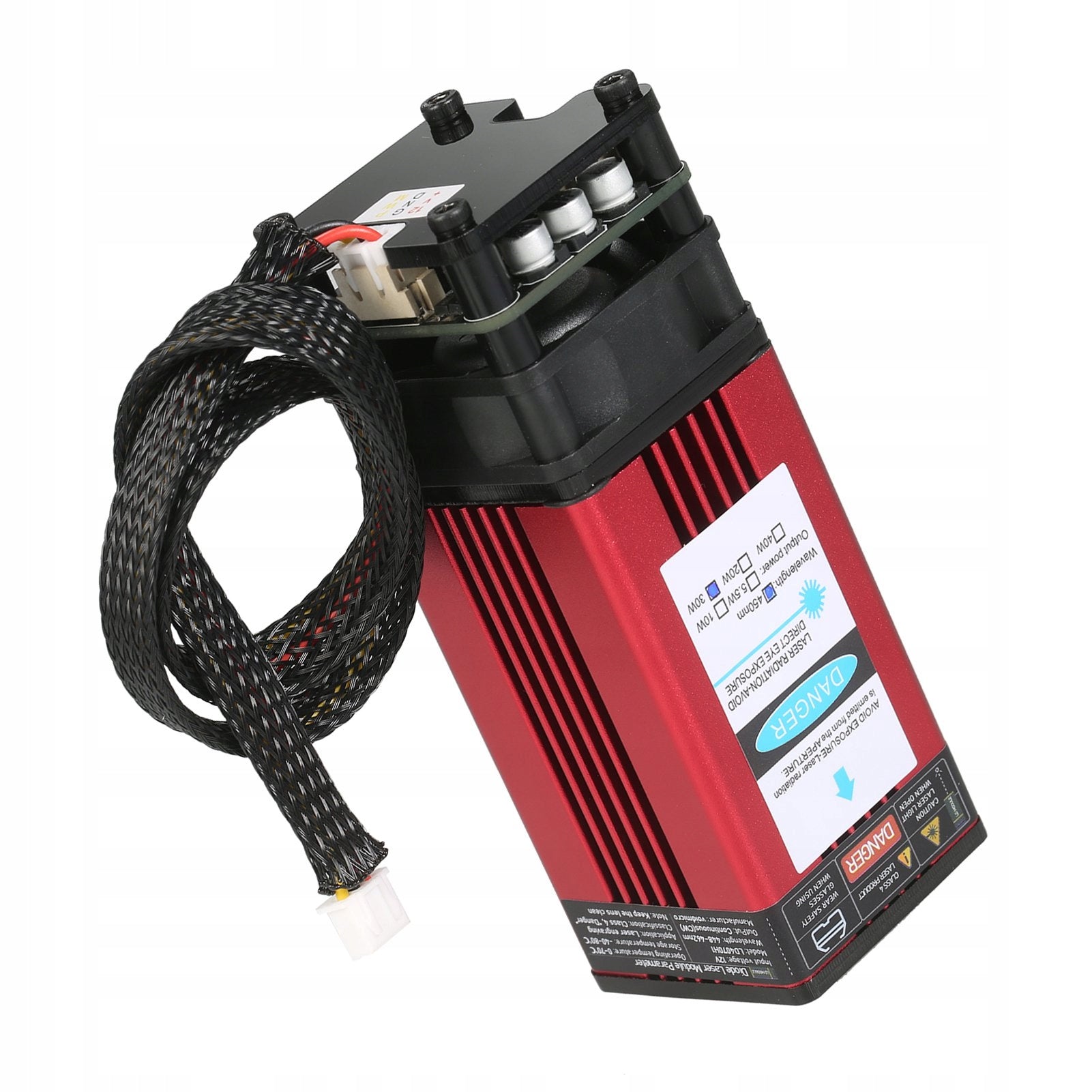 30W Laser Module 450nm Laser Head Engraving Fixed PK