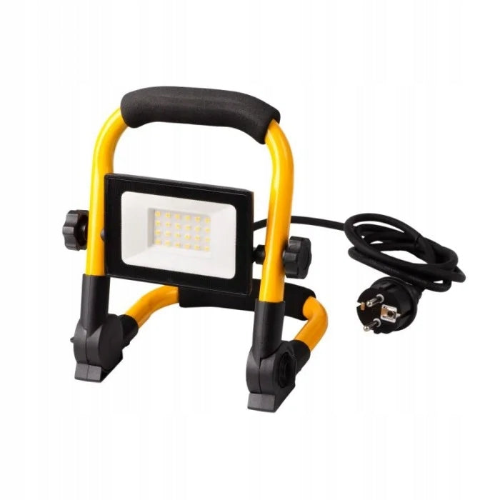 30W Portable LED Floodlight With 1,5m Cable 4000K 2700LM IP65 Brand Ecolight