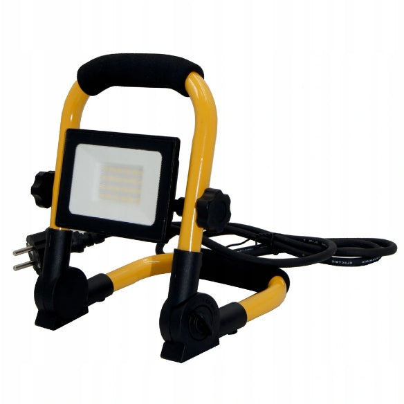 30W Portable LED Floodlight With 1,5m Cable 4000K 2700LM IP65 Manufacturer code EC79236