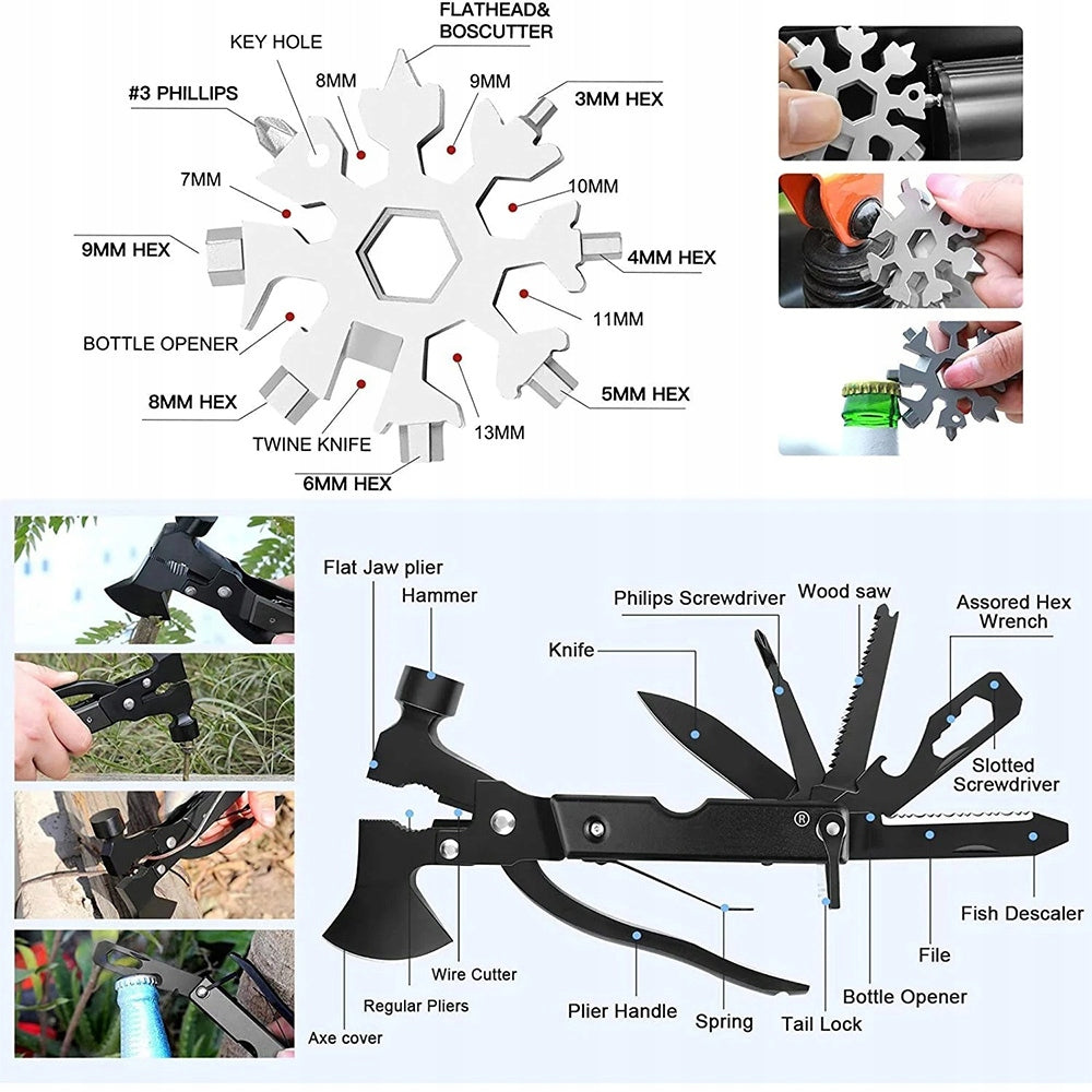 30in1 MILITARY SURVIVAL KIT Tactical SURVIVAL ESSENTIAL Multitool Hook Packaging status original