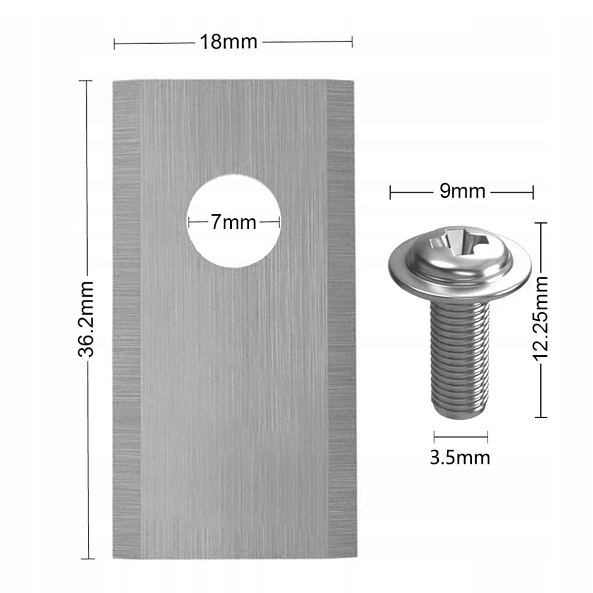 30x BLADE KNIVES FOR MOWING ROBOT WORX SCREW WITH FIT 100% Manufacturer code 6974496887978