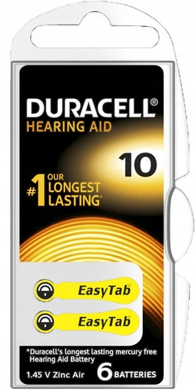 30x DA10 Hearing Aid Battery Duracell Activair Manufacturer of a medical device Rayovac