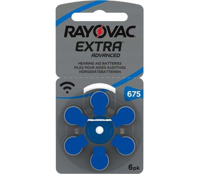 30x Hearing Aid Batteries RAYOVAC EXTRA 675 PR44 06-2027 Medical device yes