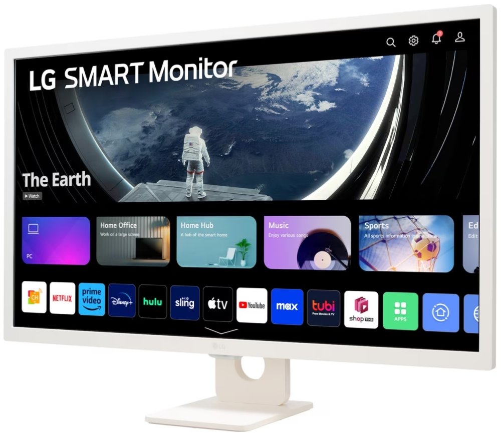 31,5" LG 32SR50F-W s webOS Model 32SR50F-W.AEU