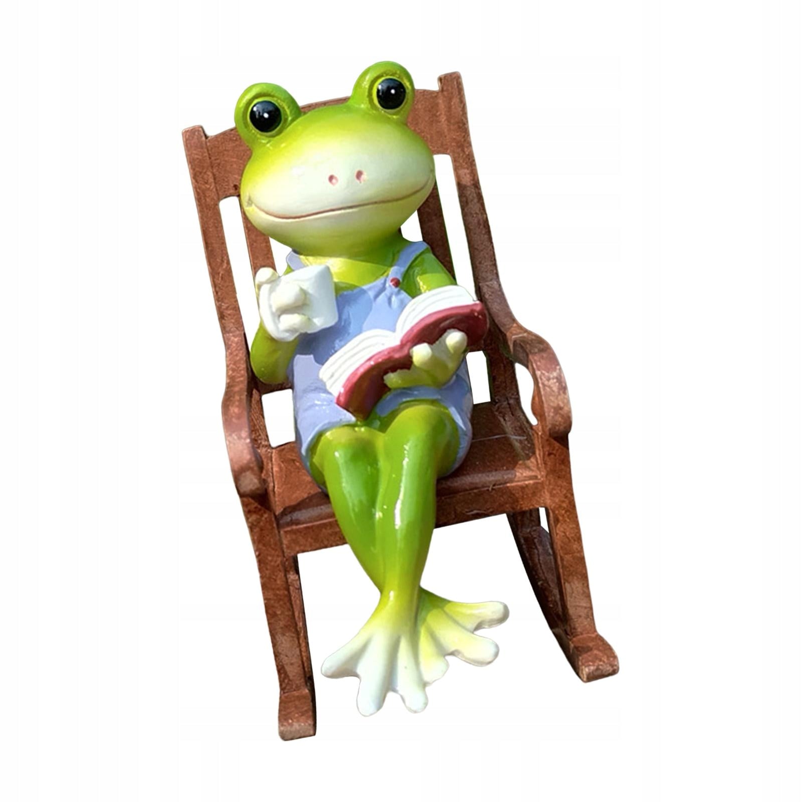 Garden Frog Statues Funny Miniature Frog Figurines
