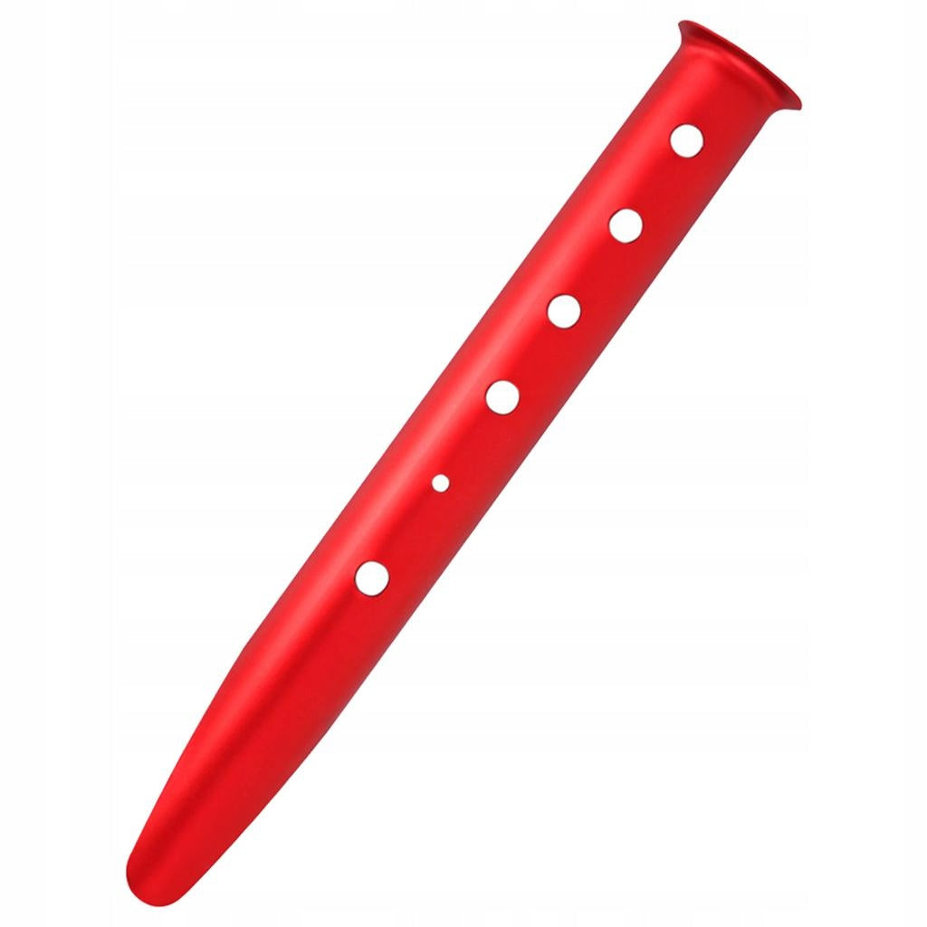 31cm Aluminument Tent Pegs Nails with Rope Stake Camping Hiking red Packaging status original