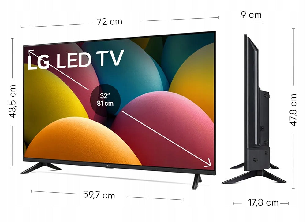 32" LG 32LR60006LA Full HD DVB-T2 HEVC WebOS Smart TV Manufacturer code 32LR60006LA