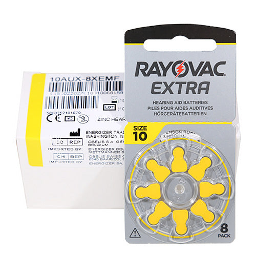 32 pcs Rayovac 10 batteries for hearing aids Packaging status original